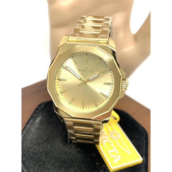 Invicta Women's Watch 48579 Speedway Quartz Gold Dial Stainless Steel 34mm - Picture 1 of 15